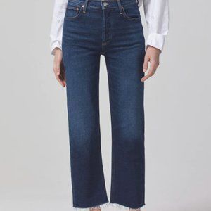 Florence Wide Straight Leg in Everdeen